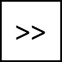 a square box contains greater than symbol icon